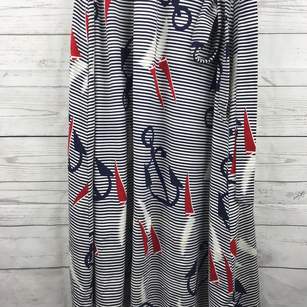 Talbots Wrap Dress Anchors Below Knee Short Sleeve - Picture 3 of 8